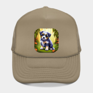 Havanese Puppy Dog Portrait Hat