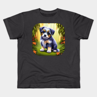 Havanese Puppy Dog Portrait Kids T-Shirt