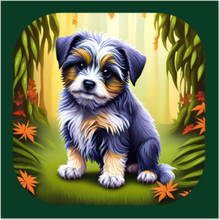 Havanese Puppy Dog Portrait Posters and Art