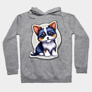 American Biewer Terrier Puppy Hoodie