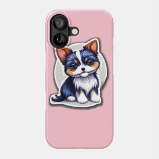 American Biewer Terrier Puppy Phone Case