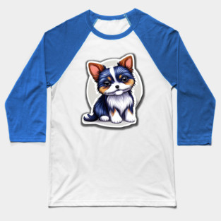 American Biewer Terrier Puppy Baseball T-Shirt