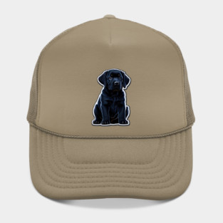 Black Labrador Retriever Puppy Hat