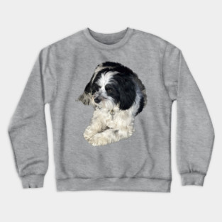 Havanese Toy Dog "Lulu" Crewneck Sweatshirt
