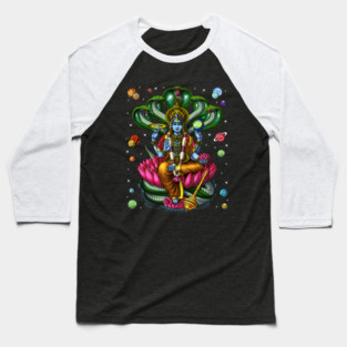 Hindu God Vishnu Baseball T-Shirt