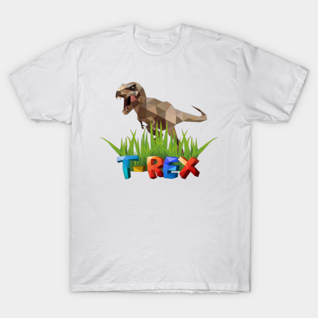 T-Rex cool Jurassic dinosaur T-Shirt by DimDom