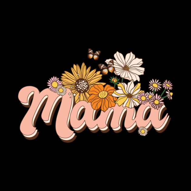 Floral Retro Mama Gift by The WYLD Tribe