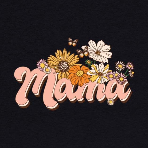 Floral Retro Mama Gift by The WYLD Tribe