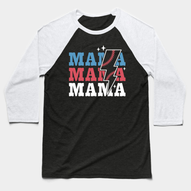 Baseball Mama Baseball T-Shirt by The WYLD Tribe