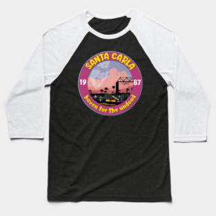 Santa Carla Haven for the Undead Baseball T-Shirt