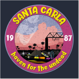 Santa Carla Haven for the Undead Posters and Art