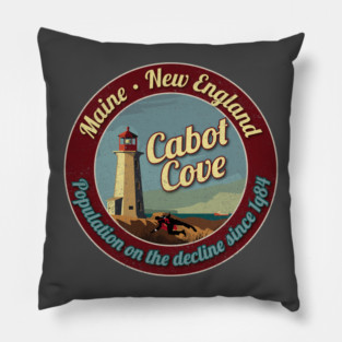 Cabot Cove Population on the decline since 1984 Pillow