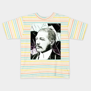 George Washington Williams Black And White Portrait | George Washington Williams Artwork 3 Kids T-Shirt