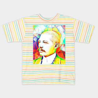George Washington Williams Colourful Portrait | George Washington Williams Artwork Kids T-Shirt
