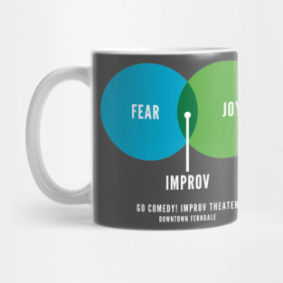 Fear, Joy & Improv Mug