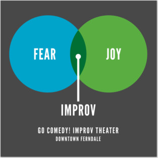 Fear, Joy & Improv Posters and Art