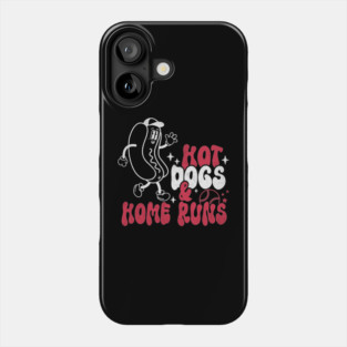 Hot Dogs and Home Runs Phone Case
