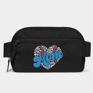 Baseball Mom Heart Shape Bag