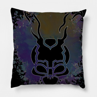 Donnie Darko Frank Cellar Door Montage Pillow