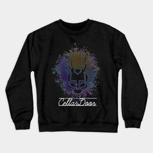 Donnie Darko Frank Cellar Door Montage Crewneck Sweatshirt