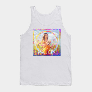 Katy Perry Prism Holographic flowers Tank Top