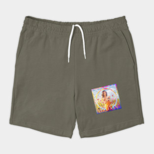 Katy Perry Prism Holographic flowers Shorts