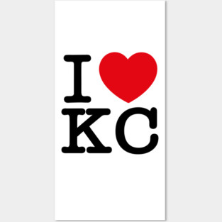 i heart KC Posters and Art