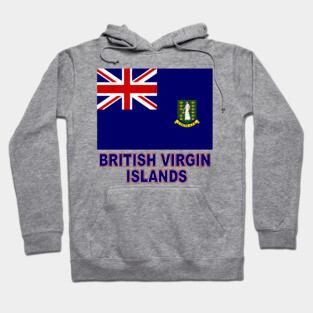 The Pride of the British Virgin Islands - BVI Flag Design Hoodie