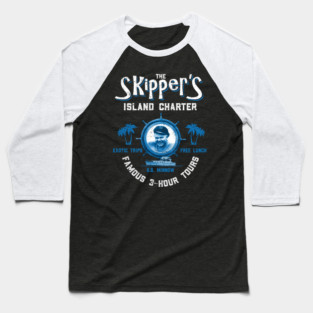 The Skipper's Three Hour Tour Baseball T-Shirt