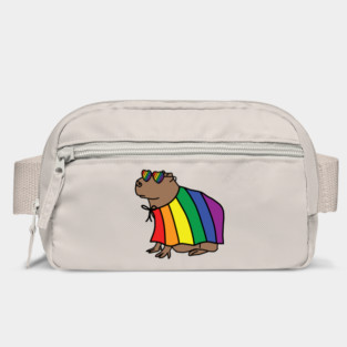 Cool Capybara in Pride Cape Bag