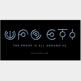 UFO ETI LOGO Posters and Art