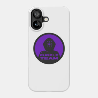 Cyber Security CTF Gamification Purple Team Logo Phone Case