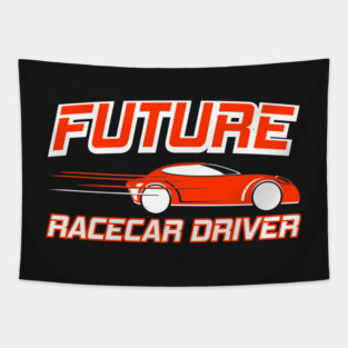 Future Racecar Driver Tapestry