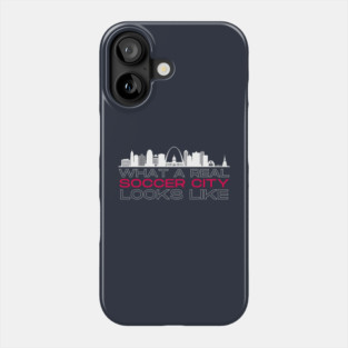Real Soccer City Navy Phone Case