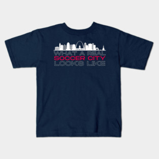 Real Soccer City Navy Kids T-Shirt