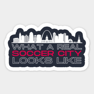 Real Soccer City Navy Magnet