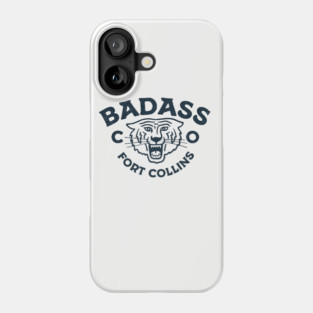 Badass Mountain Lion Fort Collins Phone Case