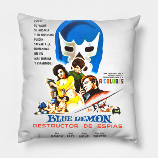 Blue Demon Pillow