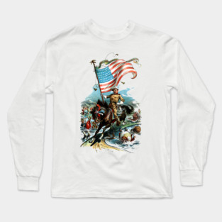 1902 Rough Rider Teddy Roosevelt Long Sleeve T-Shirt