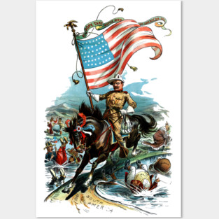 1902 Rough Rider Teddy Roosevelt Posters and Art