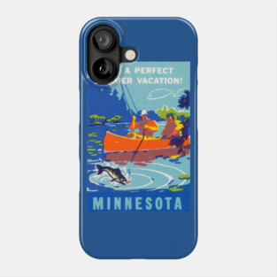 1940 Vacation in Minnesota Phone Case