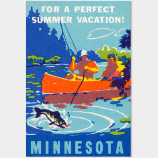 1940 Vacation in Minnesota Posters and Art