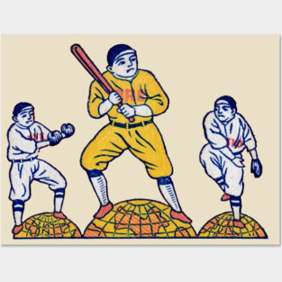 1900 Japanese Baseball Posters and Art