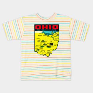 Old School Ohio Kids T-Shirt