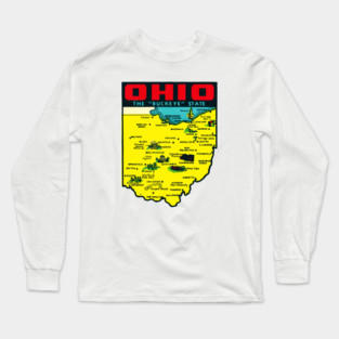 Old School Ohio Long Sleeve T-Shirt