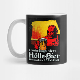 1905 Beer Drinking Devil Mug