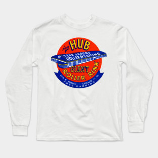 Vintage Chicago Roller Skating Long Sleeve T-Shirt