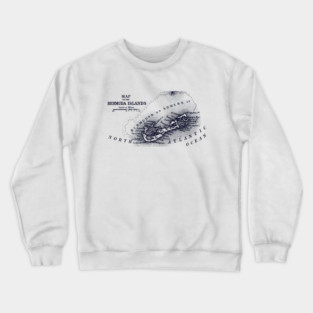 1887 Map of Bermuda Crewneck Sweatshirt