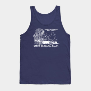 1950 Santa Barbara California Tank Top