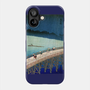 1857 Shin-Ohashi Bridge, Japan Phone Case